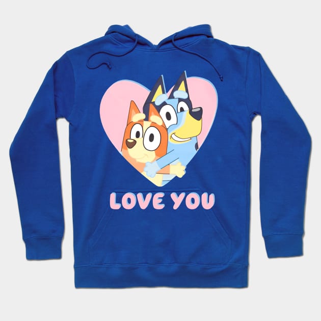 LOVE YOU Hoodie by artdrawingshop